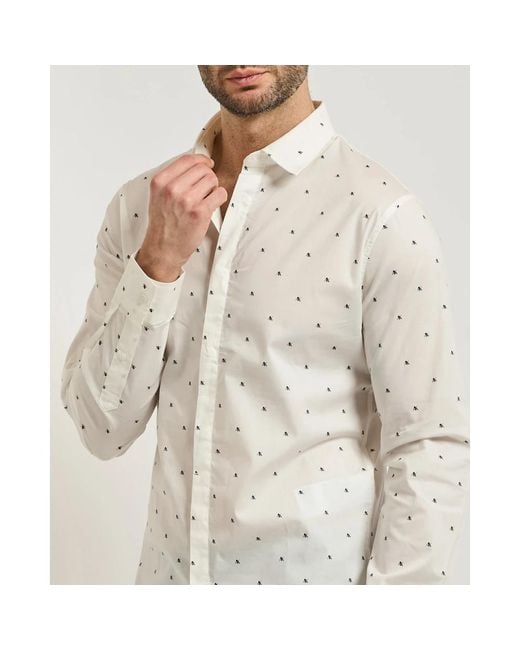 ARMANI EXCHANGE Natural Casual Shirts for men