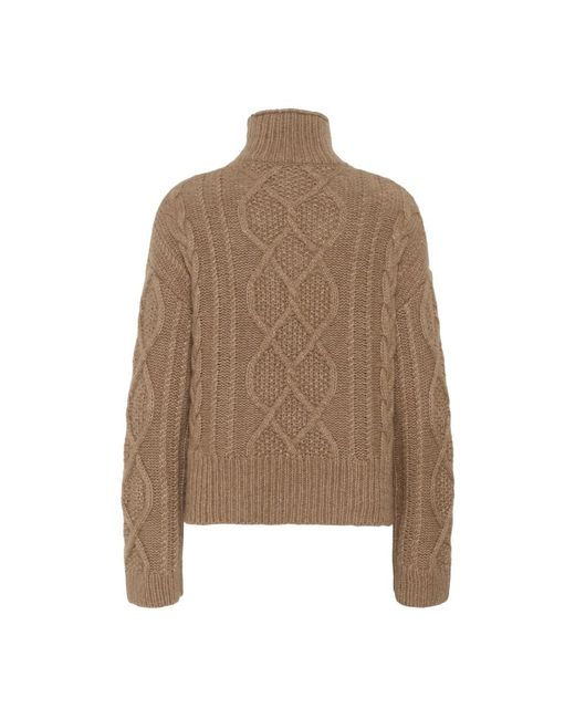 Part Two Brown Channapw Pullover