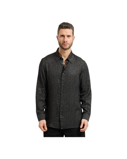 ARMANI EXCHANGE Black Casual Shirts for men