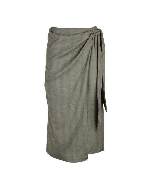 Midi Skirts Marella en coloris Gray
