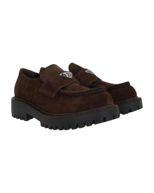 Prada Brown Loafers for men