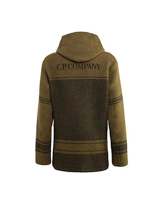 Single-Breasted Coats C P Company de hombre de color Green