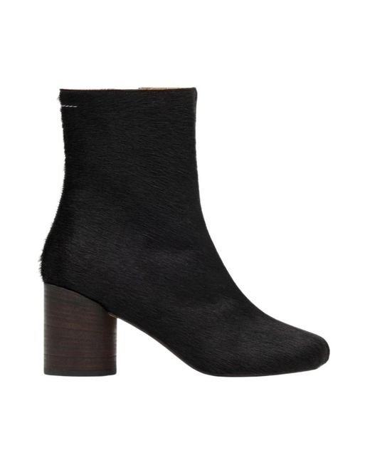 MM6 by Maison Margiela Black Heeled Boots