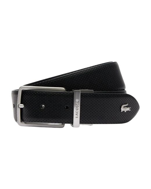 Lacoste Black Belts for men