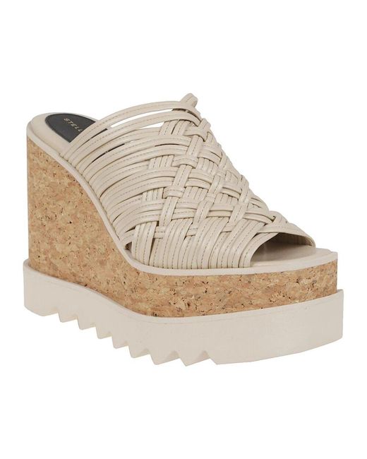 Wedges di Stella McCartney in Natural