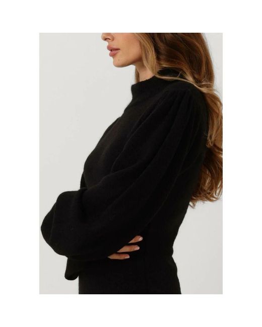 Ibana Black Schwarzes Midi-Kleid Doloris