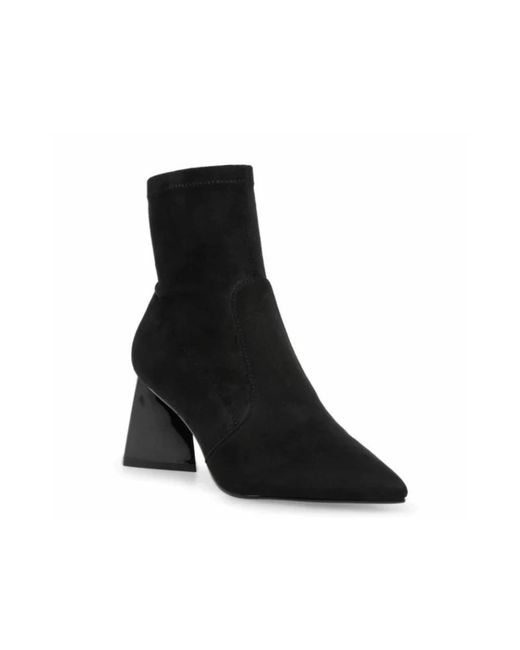 Steve Madden Black Heeled Boots