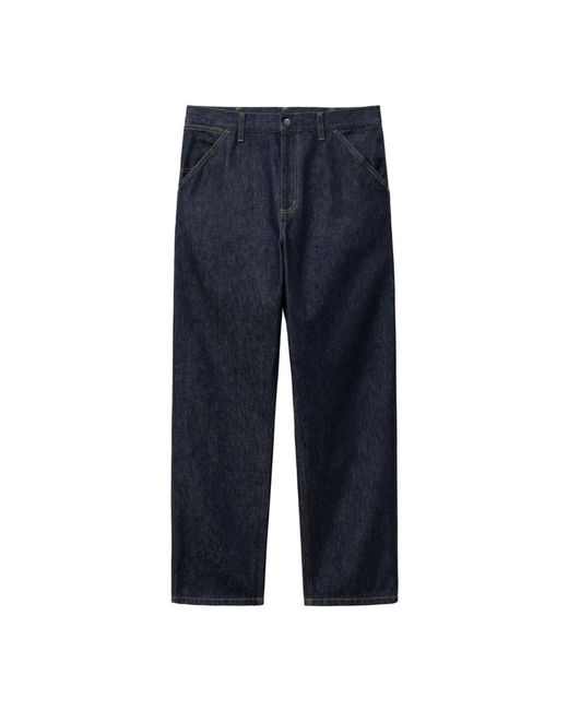 Carhartt Blaue jeans urbaner stil in Blue für Herren