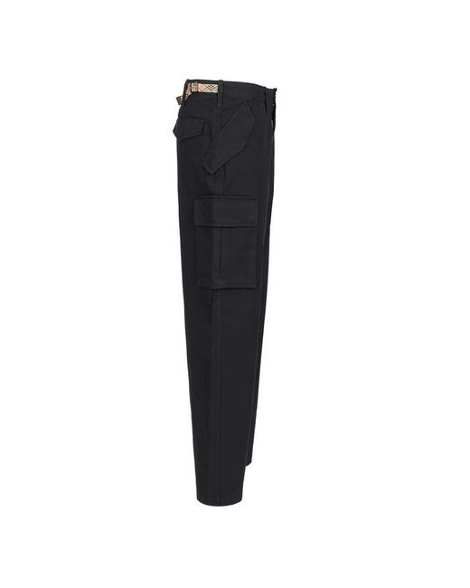 Burberry Blue Wide Trousers for men