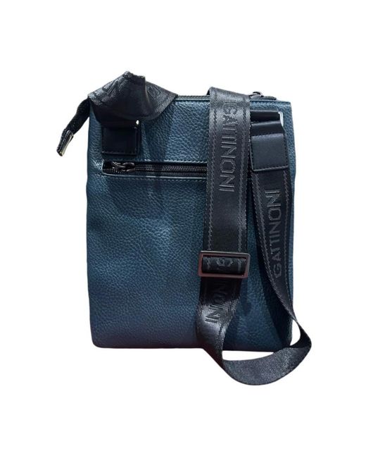 Gattinoni Blue Cross Body Messenger