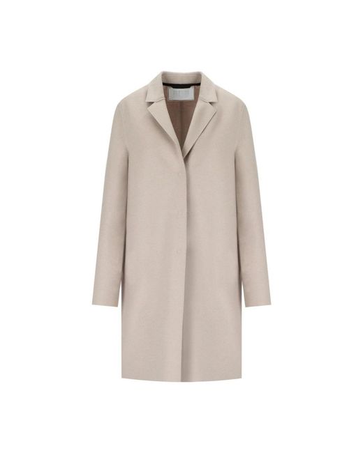 Harris Wharf London Natural Single-Breasted Coats