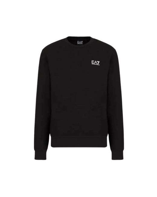 EA7 Identity crewneck sweatshirt,sweatshirts in Black für Herren