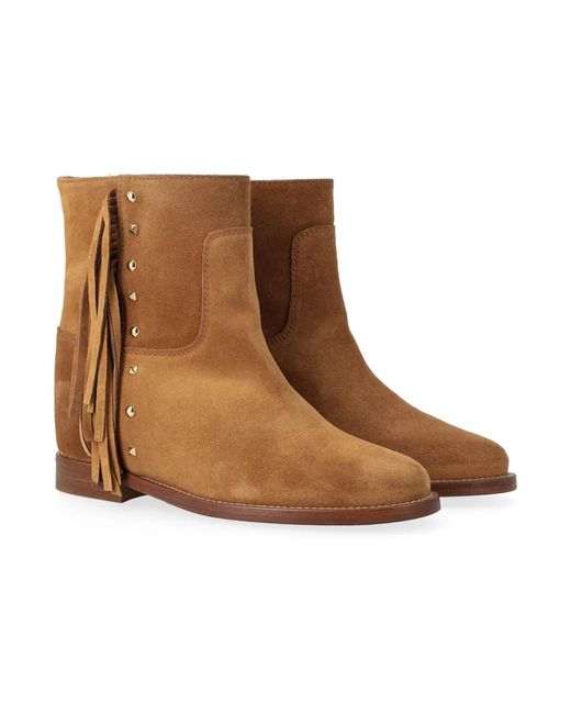 Via Roma 15 Brown Cowboy & Biker Boots