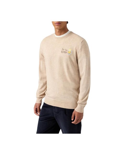 Mc2 Saint Barth Natural Cashmere Knitwear for men