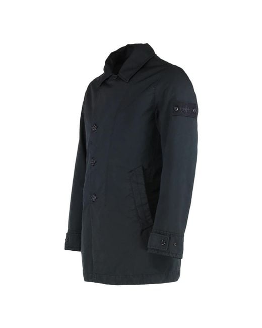 Stone Island Blue Parkas for men