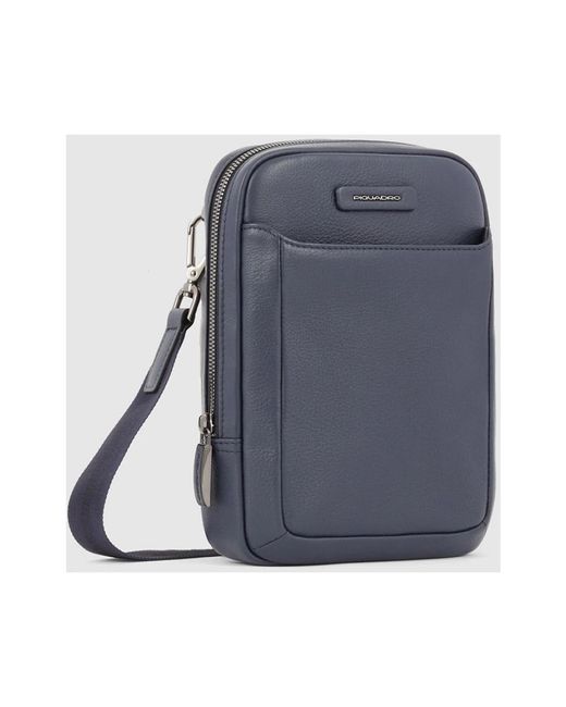 Piquadro Blue Messenger Bags for men