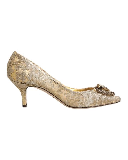 Dolce & Gabbana White Pumps