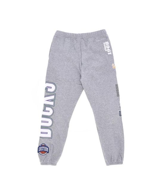 Mitchell & Ness Gray Sweatpants for men