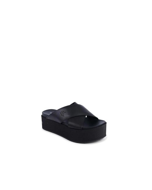 Calvin Klein Black Sliders