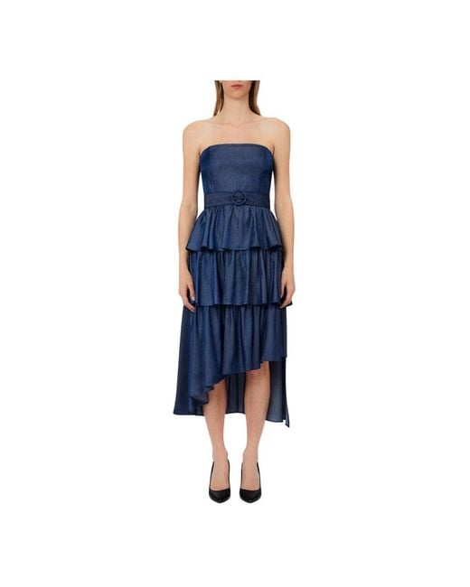 Liu Jo Blue Midi Dresses