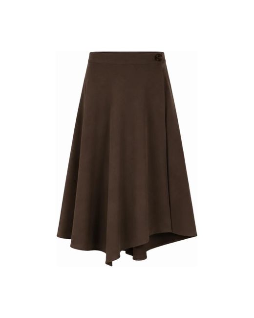 Opal Studio Brown Midi Skirts
