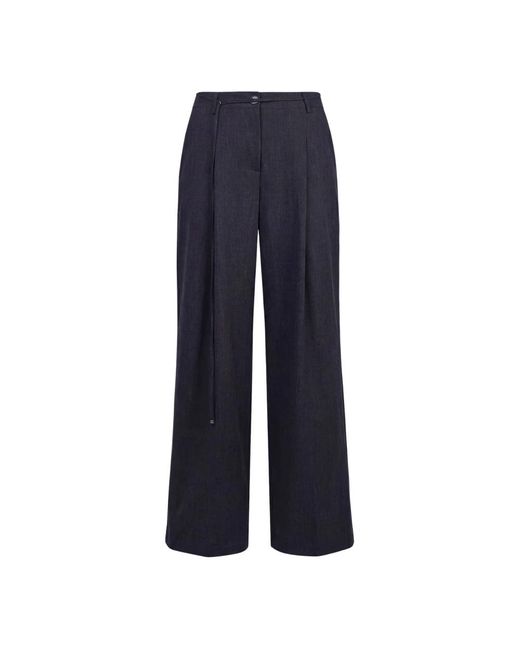 ALESSIA SANTI Blue Wide Trousers