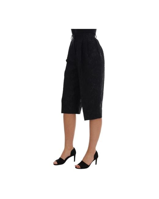Dolce & Gabbana Black Bermudas