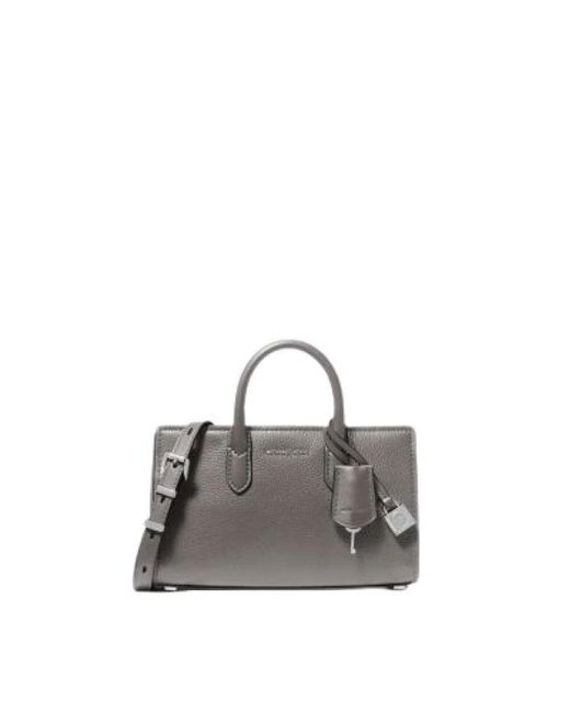 Michael Kors Gray Scarlett Schultertasche Mit Elegantem Verschluss