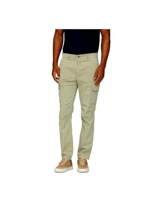 Aeronautica Militare Green Slim-Fit Trousers for men