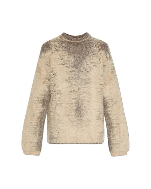 Round-Neck Knitwear DIESEL de hombre de color Natural