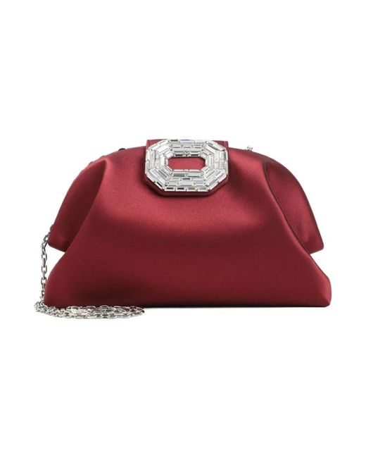 Clutches di AMINA MUADDI in Red