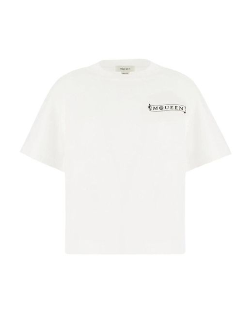 McQueen White T-Shirts