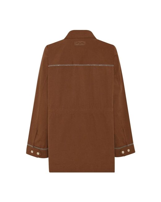 Heartmade Brown Light Jackets