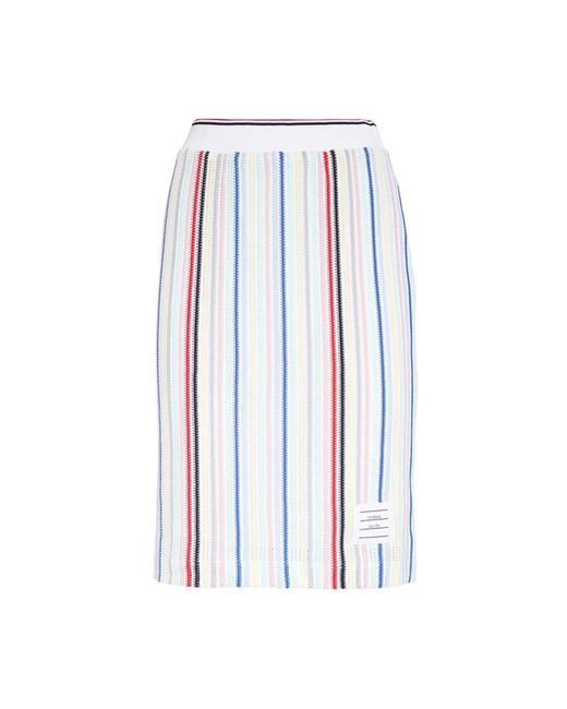 Thom Browne Blue Pencil Skirts