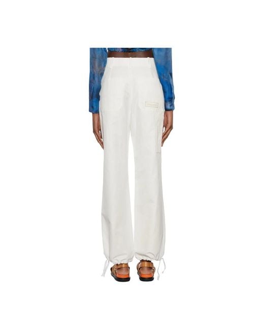 Marni Blue Wide Trousers