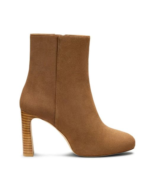 Stuart Weitzman Brown Heeled Boots