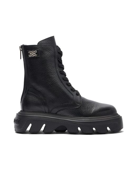 Lace-up boots Casadei de color Black