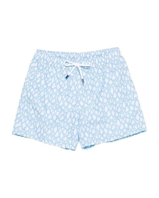 Fedeli Blue Beachwear for men