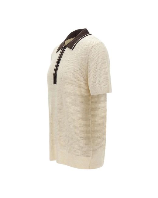 Paolo Pecora Natural Polo Shirts for men