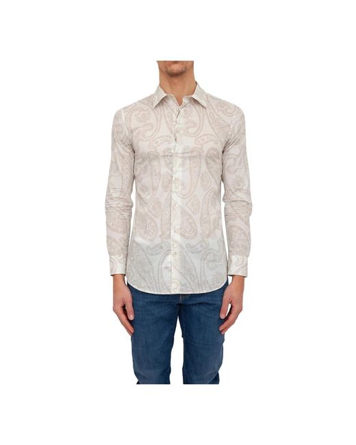 Etro Gray Casual Shirts for men