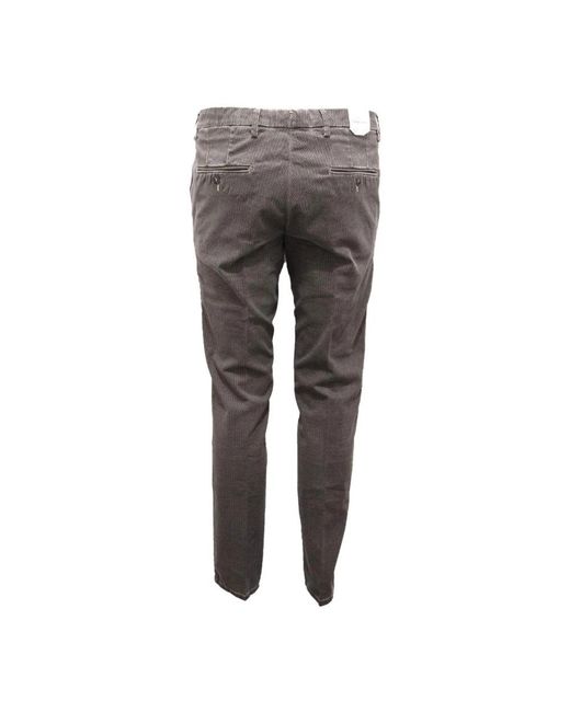 Michael Coal Slim-Fit Trousers in het Gray voor heren