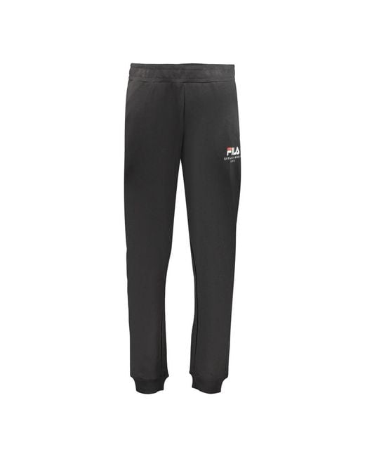 Fila Black Sweatpants for men