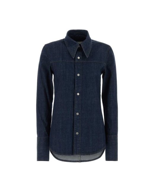 AMI Blue Denim Shirts