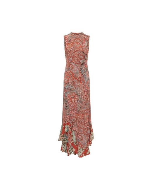 Etro Brown Maxi Dresses