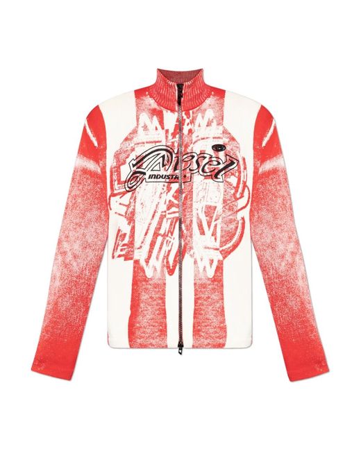 Cardigans DIESEL pour homme en coloris Red