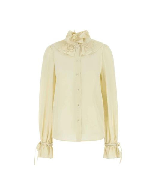 Valentino Garavani Yellow Blouses