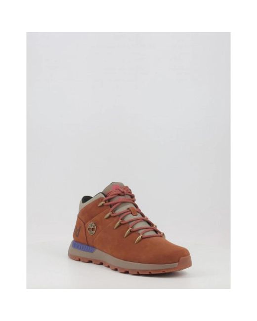 Timberland Brown Lace-Up Boots for men