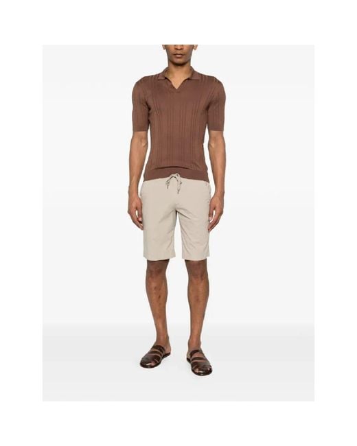 Tagliatore Brown Polo Shirts for men