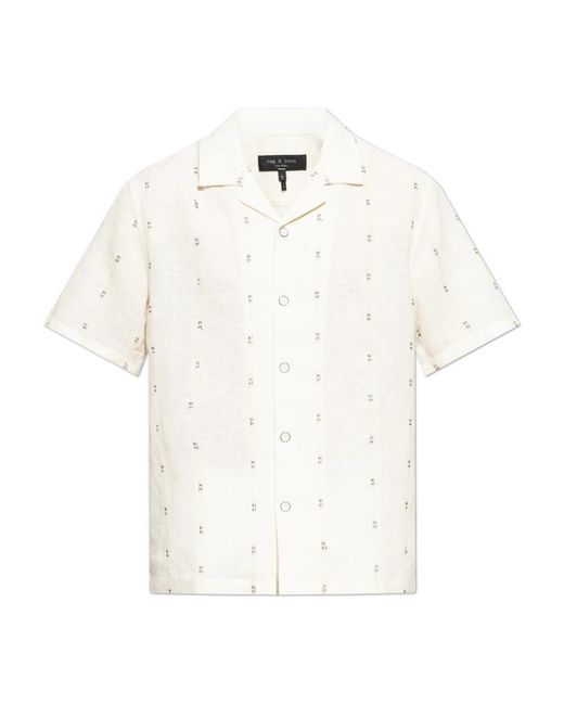 Rag & Bone Hemd Avery in White für Herren