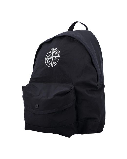 Stone Island Backpacks in het Black voor heren